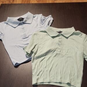 Essentials Polo Shirts - Sky Blue and Mint